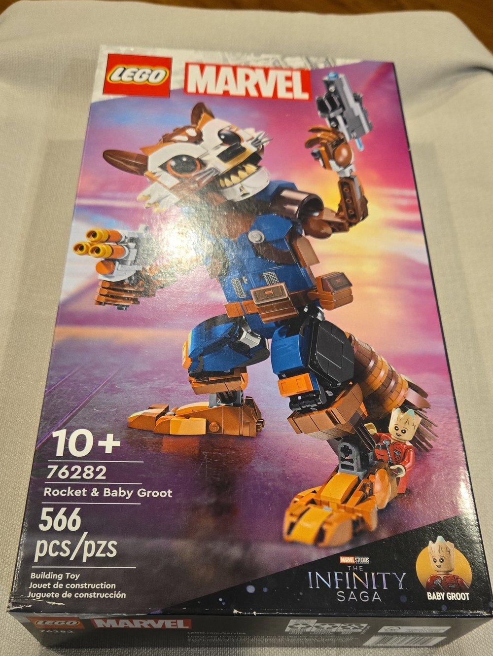 LEGO Marvel Rocket & Baby Groot Figure - Sealed